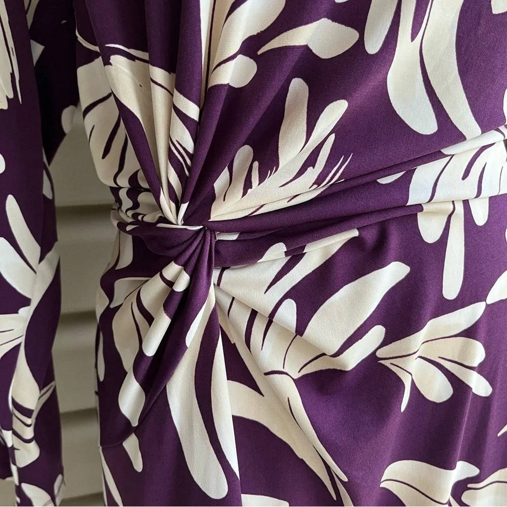 •Maggy London• Long Sleeve Side Twist Knit Dress - Size 18W - Picture 4 of 9